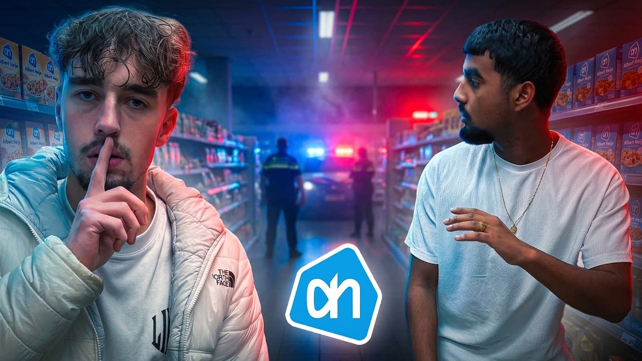 OVERNACHTEN IN DE ALBERT HEIJN! (gaat fout)